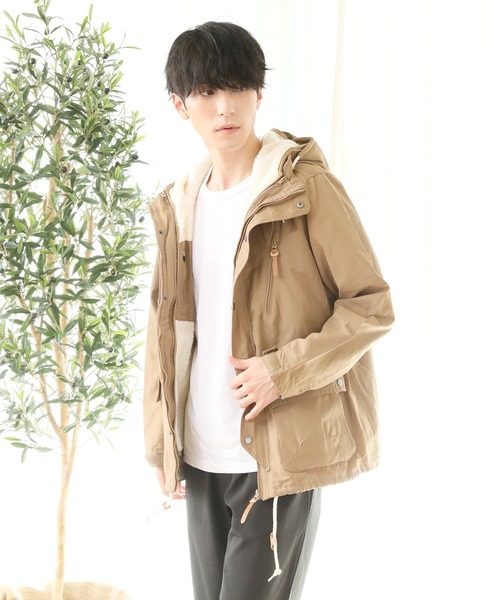 TopIsm マウンテンパーカー ウインドブレーカー 3WAYマウンテン