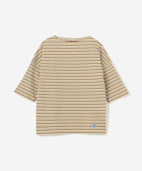 tシャツ Tシャツ ORCIVAL | ドロップショルダーボートネック5分袖Tシャツ WOMEN|ZOZOTOWN |03