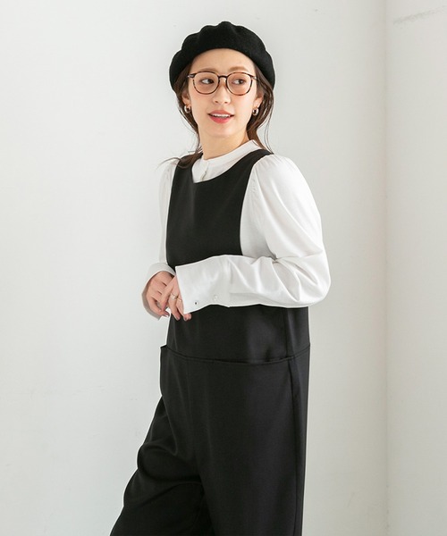 サロペット・オーバーオール・オールインワン Khoi kha:ki｜Vネック オーバーオールVN OVERALLS サロペット