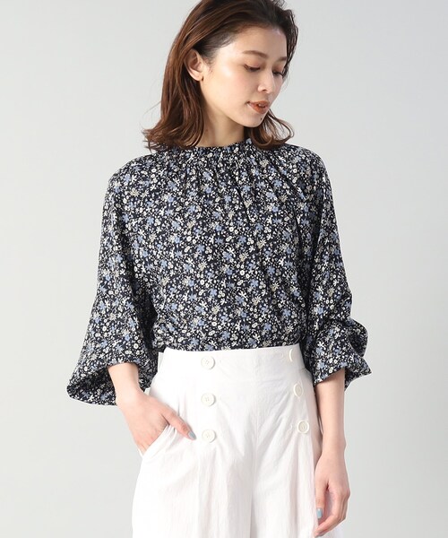 ⭐︎ UNTITLED アンタイトル 花柄 総柄 ブラウス シャツ トップス UNTITLED（アンタイトル） ブラウス シャツ 「セットアップ可/花柄