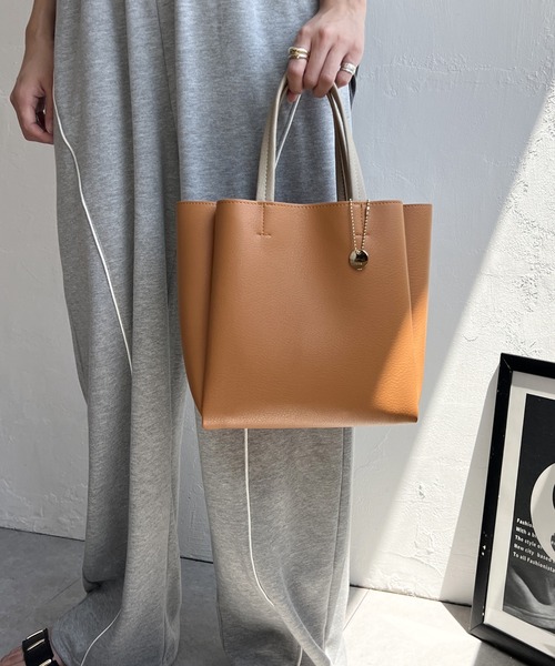 ikka（イッカ） トートバッグ 「雑誌InRed11月号掲載」GOKU楽PU三層