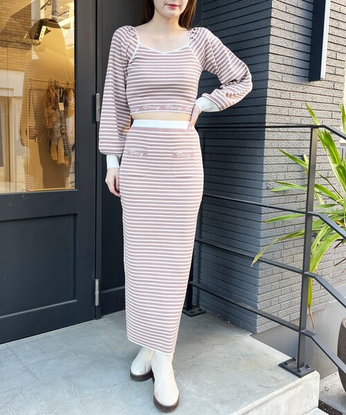 【限定セール！】 DEICY ワンピース Deicyボーダーセットアップ : ZOZOTOWN ワンピース