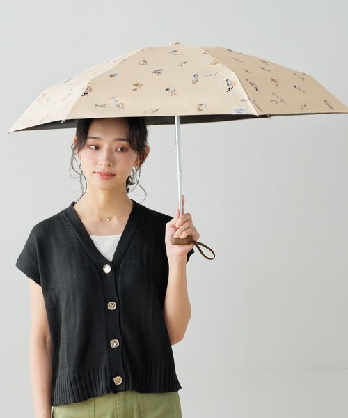 Wpc. 折りたたみ傘 沖昌之×Wpc. 遮光アンブレにゃん レディース