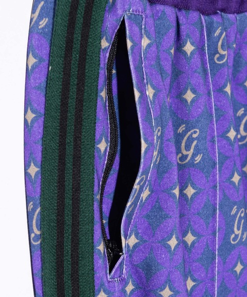 glamb パンツ Glitter Monogram Jersey Pants / グリッター