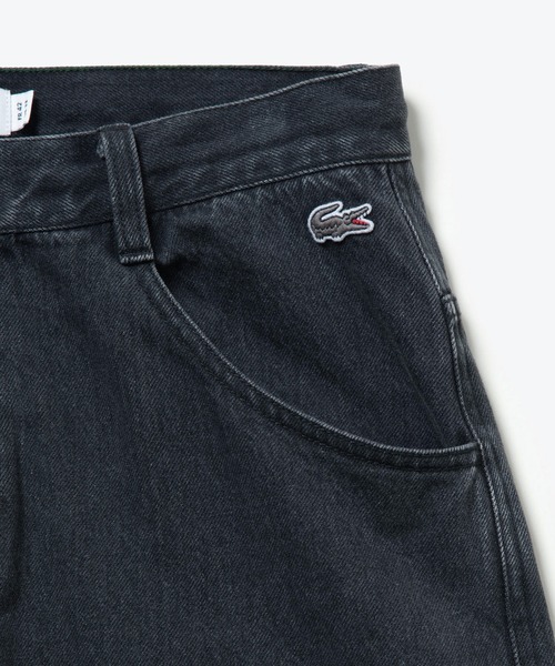 LACOSTE（ラコステ） ワイドパンツ ジーンズ ワイドデニムパンツ