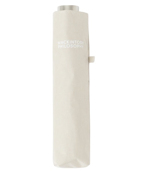 【新品未使用】MACKINTOSH 折りたたみ傘 ベージュ マッキントッシュ 折りたたみ傘 軽量 無地 ロゴ ベージュ