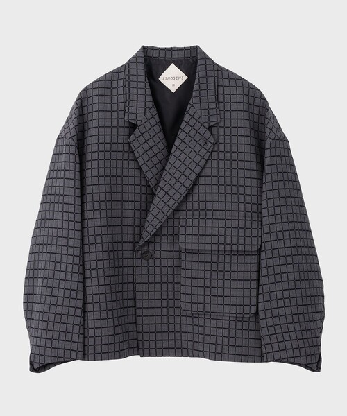 ジャケット テーラードジャケット 「ETHOSENS/エトセンス」Tile loose 