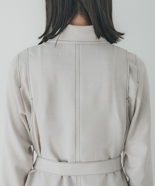 PUBLIC TOKYO（パブリックトウキョウ） シャツワンピース ショルダー