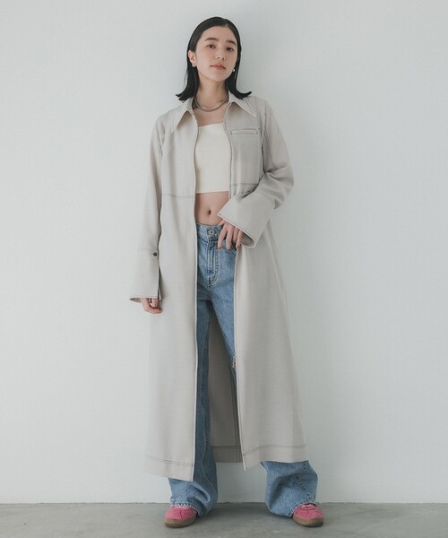 PUBLIC TOKYO（パブリックトウキョウ） シャツワンピース ショルダー