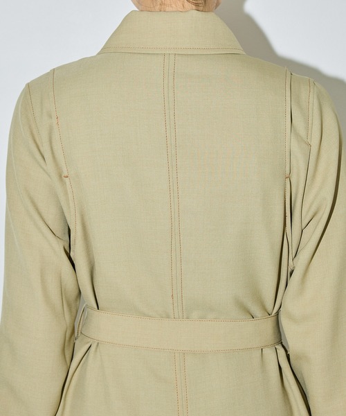 PUBLIC TOKYO ショルダータックシャツワンピ　01 ショルダータックシャツワンピ(1 IVORY): : ウィメンズ｜PUBLIC