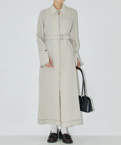 PUBLIC TOKYO（パブリックトウキョウ） シャツワンピース ショルダー