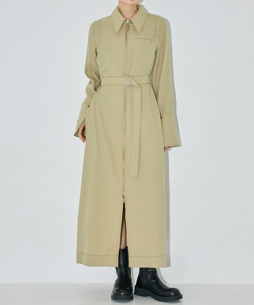 PUBLIC TOKYO（パブリックトウキョウ） シャツワンピース ショルダー