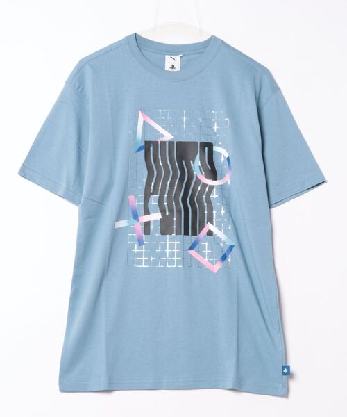 PUMA tシャツ プーマ メンズ x PlayStation エレベーテッド 半袖
