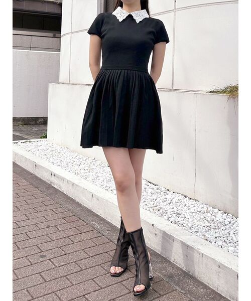 Satomi　FREE'S MART　MERCURYDUOワンピース2点 MERCURYDUO ワンピース 2WAYミニシャギーニットミニワンピース