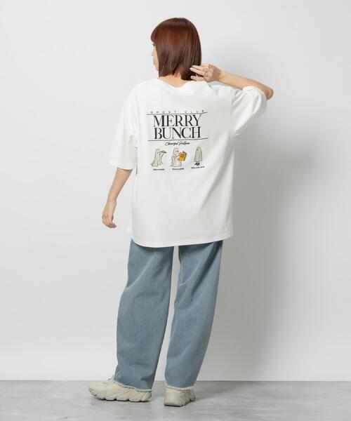 Right-on（ライトオン） tシャツ Other(ソノタ)ゴーストエンブロイ