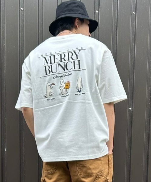 Right-on（ライトオン） tシャツ ゴーストエンブロイダリー Tシャツ