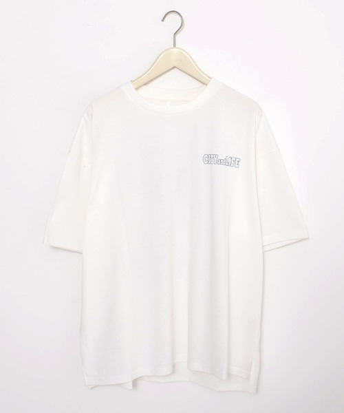 Revo. tシャツ TC天竺 アソート プリント オーバーサイズTシャツ ロゴ