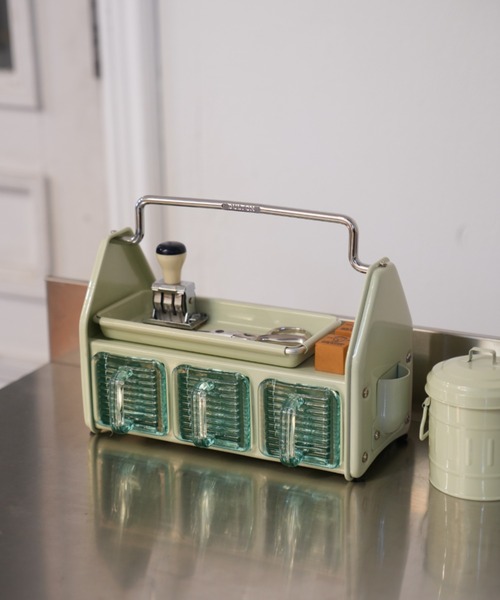 新品 テーブルオーガナイザー ダルトン キッチン デスク 収納 インテリア DULTON ONLINE SHOP | TABLE ORGANIZER GRAY GREEN(GRAY GREEN