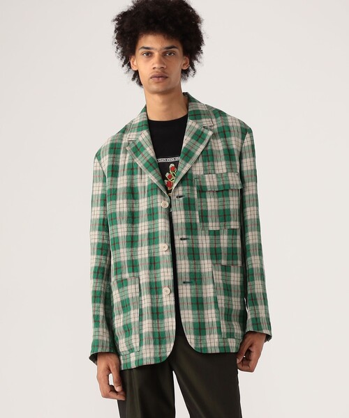 CABaN リネン チェック3Pジャケット CABaN リネン チェック3Pジャケット｜トゥモローランド 公式通販