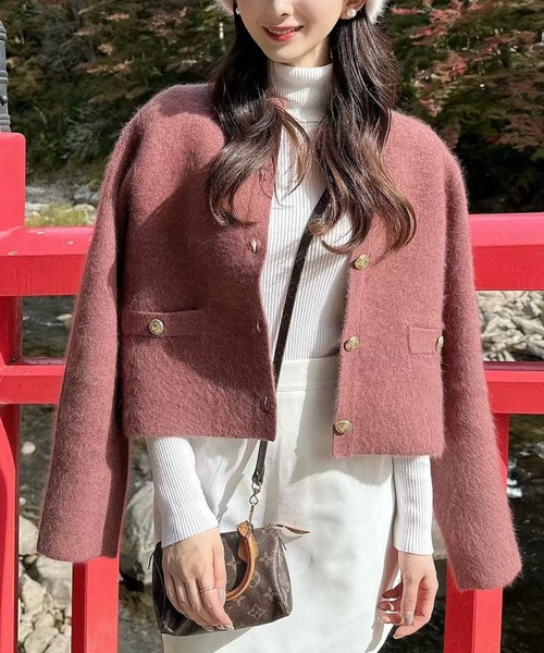 anuans（アニュアンス） ジャケット ノーカラージャケット 「ZOZO限定