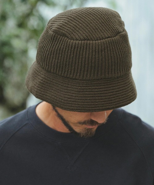 【Marchen】Clossy knit bucket hat バケットハット 帽子 Marchen】Clossy knit bucket hat バケットハット 帽子 ニット