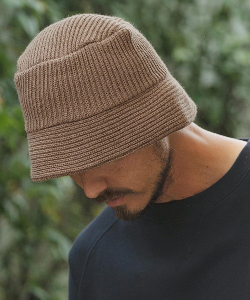 CAMBIO 帽子 ハット mko12231- Rib Knit Bucket Hat バケット