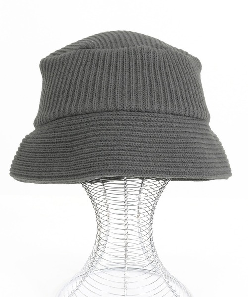 CAMBIO 帽子 ハット mko12231- Rib Knit Bucket Hat バケット