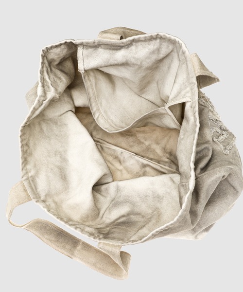 ERL ベージュ Venice トートバッグ ERL トートバッグ UNISEX VENICE TOTE BAG WOVEN メンズ