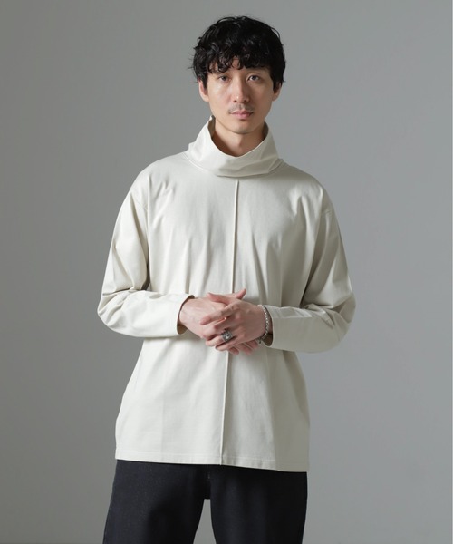 LUCENT Uni ハイネックプルオーバー NANO universe（ナノ・ユニバース） tシャツ WEB限定/ボリューム