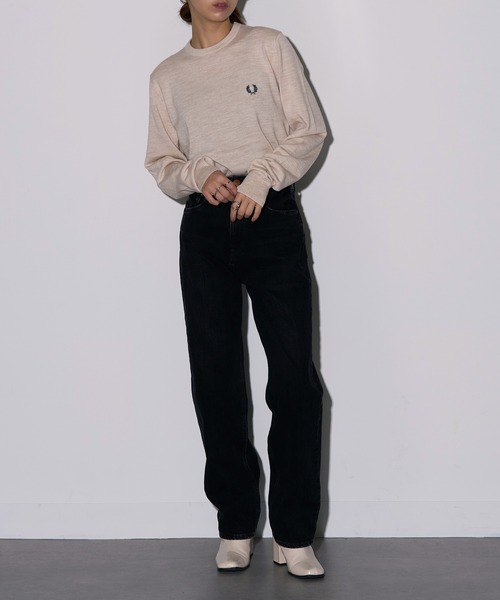 ニット セーター 「FRED PERRY」CLASSIC CREW NECK JUMPER K9601 レディース メンズ FRED PERRY ニット セーター 「FRED PERRY」CLASSIC CREW NECK