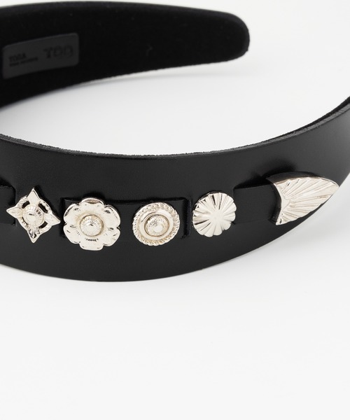 TOGA TOO Leather headband 2 カチューシャ