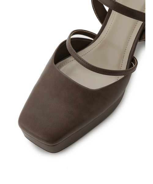 SNIDEL 「SNIDEL」 ヒールサンダル MEDIUM ブラウン レディース
