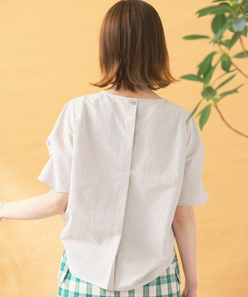 URBAN RESEARCH ROSSO WOMEN」 半袖ブラウス FREE ブラック