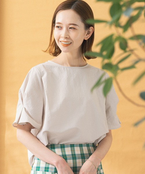 「URBAN RESEARCH ROSSO WOMEN」 半袖ブラウス FREE ブラック レディース URBAN RESEARCH ROSSO WOMEN」 半袖ブラウス FREE ブラック