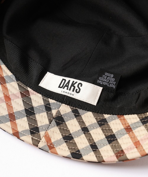 CULLNI 帽子 ハット for DAKS LONDON Leather Patch Bucket HAT