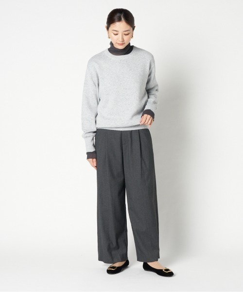 HELIOPOLE ニット セーター CREW NECK KNIT レディース