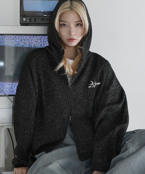 希少MaxMara　銀タグ　ニットジップパーカー　M アイボリー　ダブルジップ 希少MaxMara 銀タグ ニットジップパーカー M アイボリー ダブル