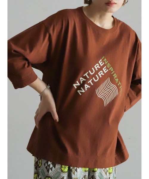 tシャツ NATURE PT　8分袖TEE レディース