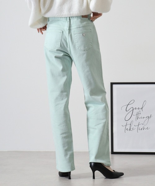 ジーンズ デニム デニムパンツ GUESS LADIES DENIM WIDE PANTS デニムワイドジーンズ レディース