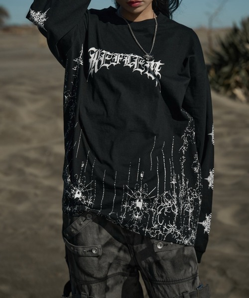 REFLEM tシャツ 「REFLEM/レフレム」ウイングクロスプリントL/S