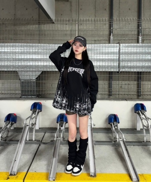 レフレムトップス REFLEM tシャツ 「REFLEM/レフレム」メタリックロゴハイネック