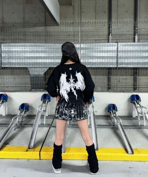 REFLEM tシャツ 「REFLEM/レフレム」ウイングクロスプリントL/S