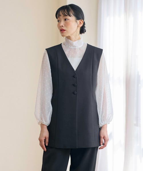 スーツ3点セットとＹシャツ2点セット Neina セットアップ 「フォーマル」シアードットブラウス