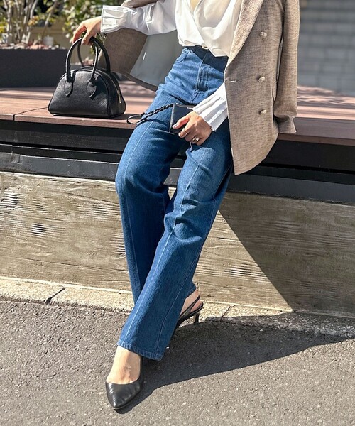 Rie Miller ジーンズ デニム デニムパンツ 「RM denim」センター