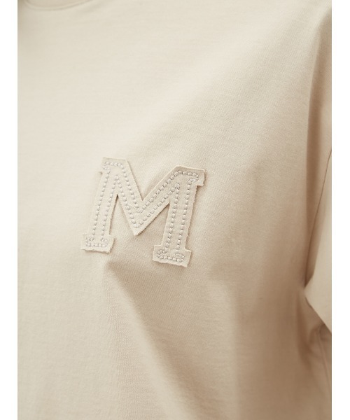 Mila Owen tシャツ Mロゴ2サイズハイラインTシャツ レディース