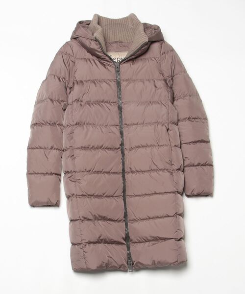 HERNO（ヘルノ） ダウンコート 38 ブラウン レディース : ZOZOTOWN