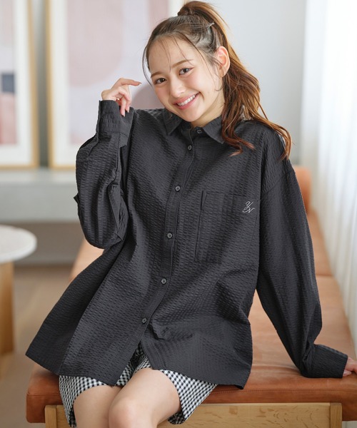 パジャマ ルームウェア 「長袖+ショートパンツ」さらっと綿100％シャツ