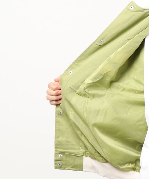 「HOOK」 スタジャン L ライトブルー メンズ_画像4