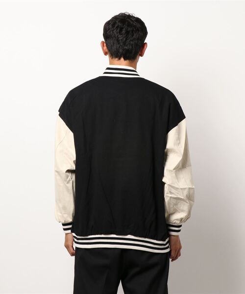 「HOOK」 スタジャン L ライトブルー メンズ_画像5