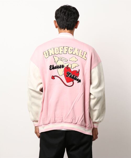 「HOOK」 スタジャン L ライトブルー メンズ_画像8